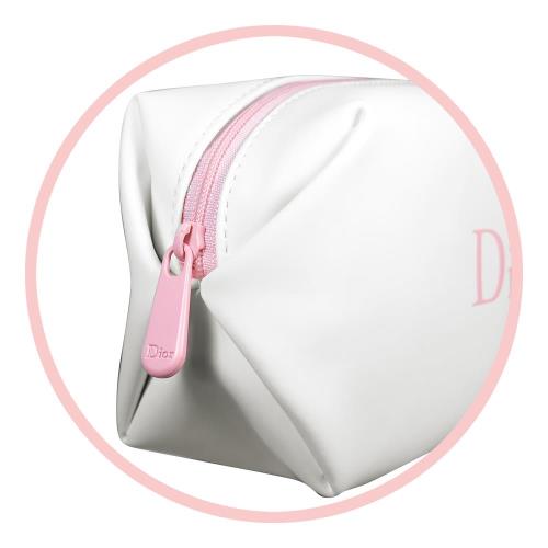 Dior 迪奧 櫻粉Logo美妝包