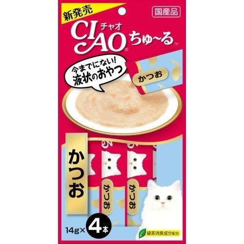 【CIAO】日本 啾嚕肉泥-鰹魚(14G*4條) X 5包