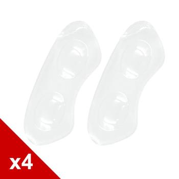 ○糊塗鞋匠○ 優質鞋材 F23 3D矽膠後跟貼 (4雙/組)