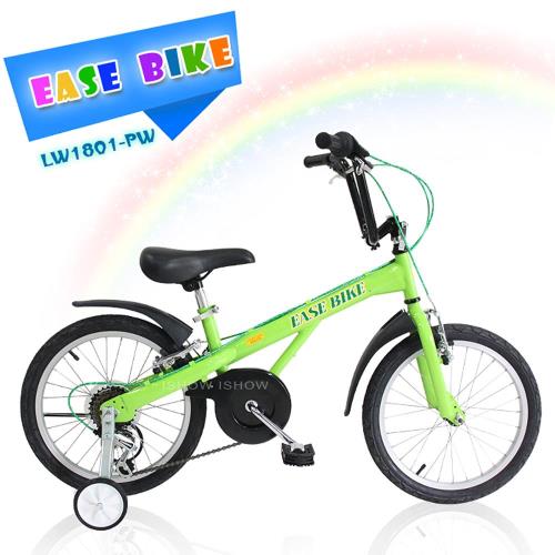  EASE BIKE 18吋6速 SHIMANO 巨輪多功能休閒車 輔助輪 童車