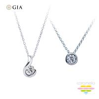 彩糖鑽工坊 GIA 30分 D/VS2 3EX+頂級北極光車工 鑽石項鍊
