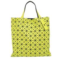 ISSEY MIYAKE 三宅一生BAOBAO霧面方格10x10手提包(萊姆綠)