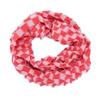 ISSEY MIYAKE 三宅一生 PP系列格紋編織脖圍(紅白)