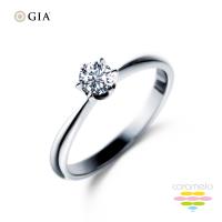 彩糖鑽工坊 GIA 50分 F/VS2 3EX+頂級北極光車工 鑽戒