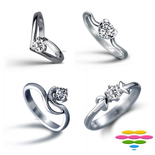 彩糖鑽工坊 GIA 0.30克拉 E/VS2 3EX車工鑽石鑽戒 (R05.15.44.48)