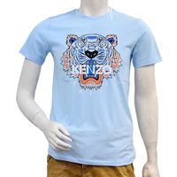 KENZO 老虎標誌印花圓領衫(水藍)