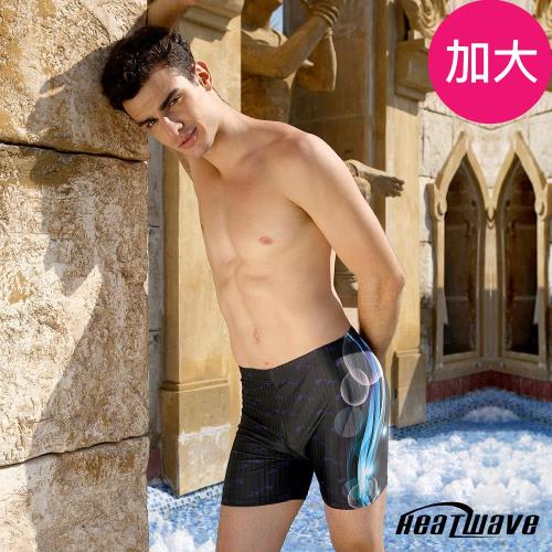 Heatwave熱浪 加大男泳褲 四角專業泳褲-炫彩時空-190
