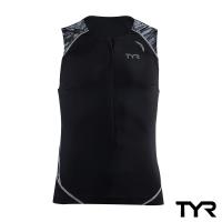 美國TYR Vanguard Tank Black男性成人三鐵上衣-黑