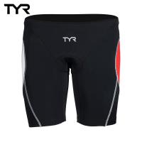美國TYR VANGUARD 9 TRI PANTS Red男性成人三鐵短褲-紅