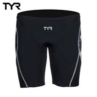 美國TYR VANGUARD 9 TRI PANTS Black男性成人三鐵短褲-黑