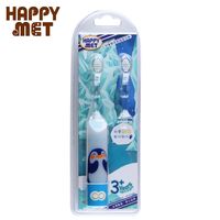 【BabyTiger虎兒寶】HAPPY MET 兒童教育型語音電動牙刷 (附替換刷頭X1) - 企鵝款