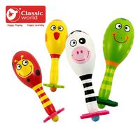 【Classic world 德國經典木玩客來喜】大沙鈴四入組