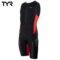 美國TYR MESH SPLICED FULL SUIT Red男性成人三鐵連身衣-紅