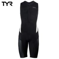 美國TYR MESH SPLICED FULL SUIT Black男性成人三鐵連身衣-黑