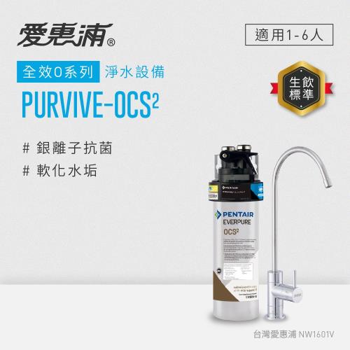 EVERPURE 愛惠浦公司貨 銀離子抑垢家用型淨水器(PURVIVE-OCS2)