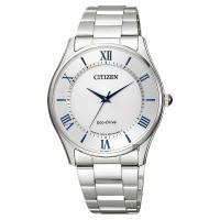 CITIZEN 星辰 光動能羅馬石英錶 銀 36mm BJ6480-51B