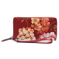 GUCCI Blooms系列經典牛皮掛腕式手提/手拿包(紅色)