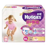 Huggies好奇尿布 白金級好動褲 女XXL(26片x2/箱)