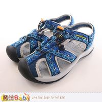 魔法Baby 成人男款護趾運動涼鞋~sa73606