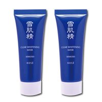 KOSE 高絲 雪肌精淨白黑面膜25g 2件組
