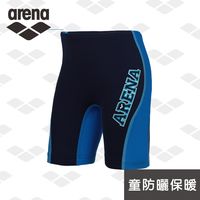 限量 春夏新款 arena 男女童 平角防曬泳褲 JSS7421UPJA 高彈舒適速乾 抽繩 透氣 短褲裝備
