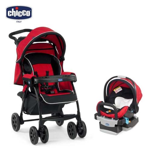 chicco-Duo Today手推車+KeyFit 手提汽座組(艷陽)
