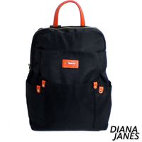 Diana Janes 尼龍帆布配皮粉搭兩用後背包