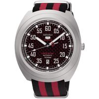 SEIKO精工 5號限量23石限定機械男錶-紅色/44mm(SRPA87J1)