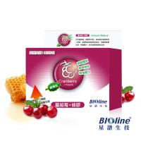 【BIOline星譜生技】緩釋型蔓越莓+綠蜂膠膠囊_(60顆/盒)