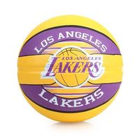 SPALDING 湖人 LAKERS 籃球-戶外 NBA 隊徽球 斯伯丁 紫黃