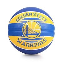 SPALDING 勇士 WARRIORS 籃球-戶外 NBA 隊徽球 斯伯丁 藍黃