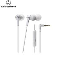 日本鐵三角Audio-Technica入耳道式耳機麥克風輕型耳機線控耳機麥克風ATH-CKR3is (配有全指向性電容式麥克風)
