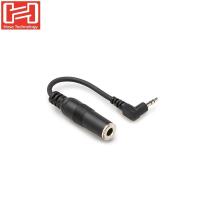 美國HOSA音源線轉接器TECHNOLOGY L型TRS立體聲6.35mm(母)轉立體聲3.5mm(公)耳機轉向頭 MHE-100.5