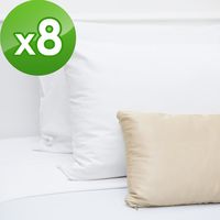 法式寢飾花季 純品良織-信封式平紋枕套X8件組