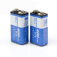 Kamera 充電式鋰電池 for 9V(400mAh)-2入