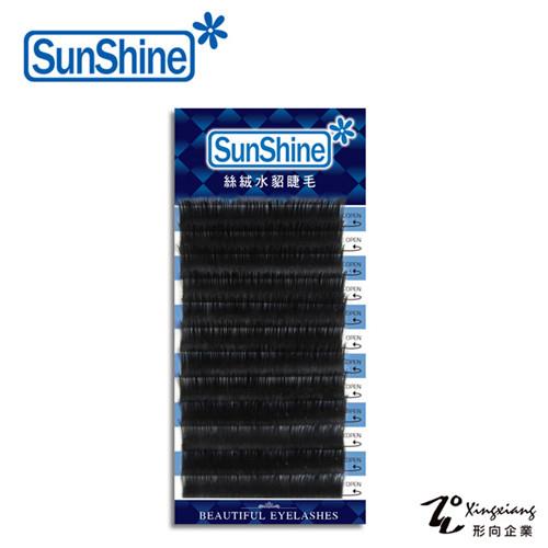 【SunShine】C款長度12mm粗度 0.1-0.12mm 絲絨水貂睫毛(6L-12-1)