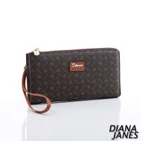 Diana Janes 經典LOGO 牛皮 護照夾
