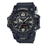 【CASIO】G-SHOCK 征服世界強悍機能陸海空防泥概念電波錶-酷黑 (GWG-1000-1A)