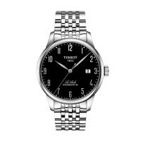 TISSOT 天梭 LE LOCLE 力洛克80動力儲存機械錶-黑/數字刻度/39mm/T0064071105200
