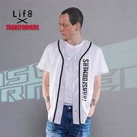 Life8-變形金剛 街頭運動 網眼棒球TEE-03830-白色