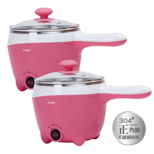 丹露304材質多功能單柄快煮鍋1.2L(F08)超值兩入組