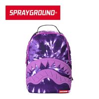 【SPRAYGROUND】DLX 系列 Purple Haze Shark 紫色鯊魚潮流筆電後背包