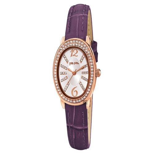 Folli Follie Mini Ivy 摩登女錶 白x紫 19mm WF13B016SSW-AU