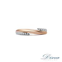 DINA JEWELRY 蒂娜珠寶 相戀包容鑽石對戒-女戒_預購
