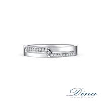 DINA JEWELRY 蒂娜珠寶 天長地久鑽石對戒-女戒_預購