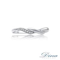 DINA JEWELRY 蒂娜珠寶 百年好合鑽石對戒-女戒_預購