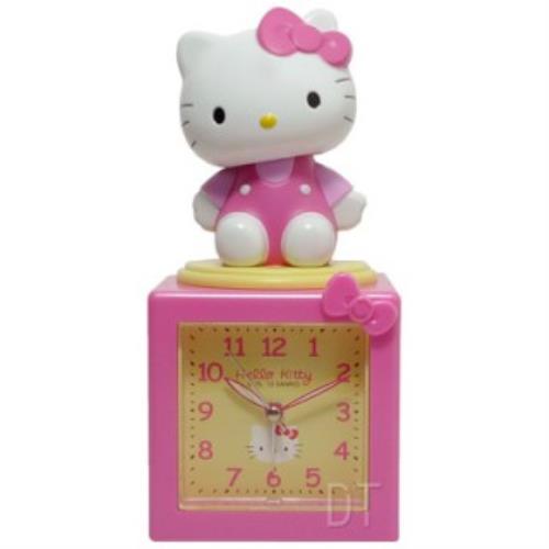 【Hello Kitty】搖擺公仔超靜音貪睡鬧鐘 (JM-E500KT)