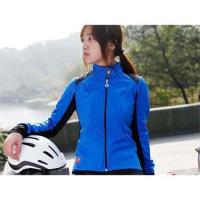 SOOMOM 虹秀 女抓絨風衣-自行車 車衣 單車 抗寒 保暖 防風 藍