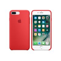 Apple 原廠 iPhone7 Plus case 適用 矽膠保護殼 (紅色-盒裝)