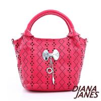 【Diana Janes 黛安娜】 牛皮雕花兩用女包